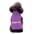 A321neo & Text Designed Dog Pet Vests Fashion