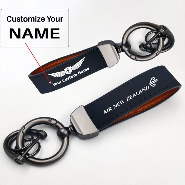 Air New Zealand Airlines Design Horseshoe Buckle Key Chains Cheap