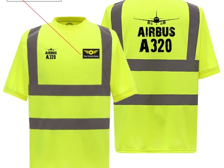 Airbus A320 & Plane Designed Reflective T-Shirts For Discount