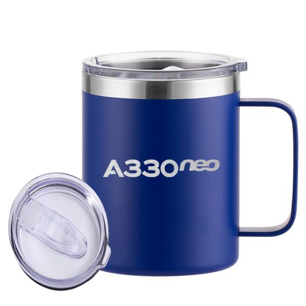 A330neo & Text Designed Stainless Steel Laser Engraved Mugs For Cheap