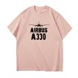 Airbus A330 & Plane Designed Relax Fit T-Shirts For Sale