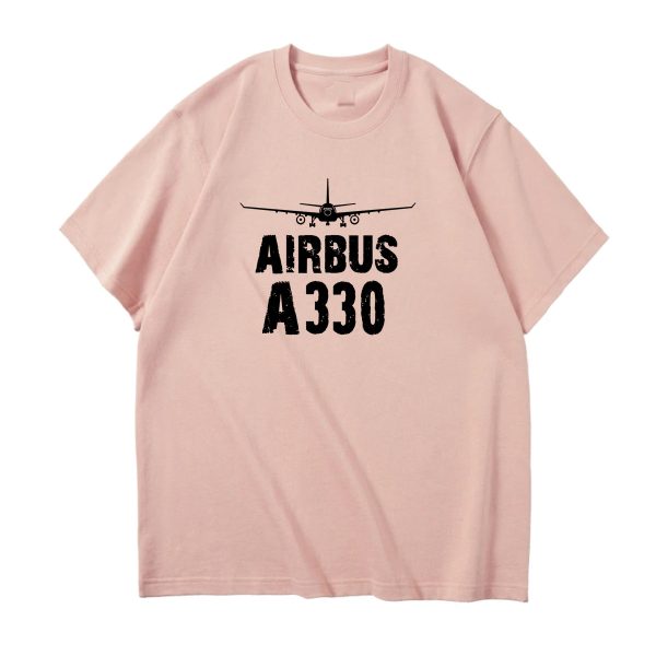 Airbus A330 & Plane Designed Relax Fit T-Shirts For Sale