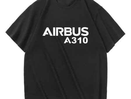 Airbus A310 & Text Designed Relax Fit T-Shirts Sale