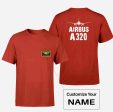 Airbus A320 & Plane Designed Pocket T-Shirts For Cheap