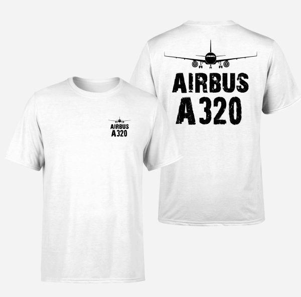 Airbus A320 & Plane Designed Double-Side T-Shirts Online Sale