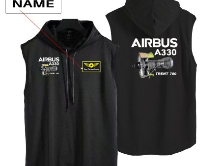 Airbus A330 & Trent 700 Engine Designed Hooded Tank Tops Cheap