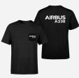 Airbus A330 & Text Designed Pocket T-Shirts Online Hot Sale