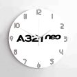 A321neo & Text Designed Wall Clocks For Cheap