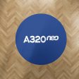 A320neo & Text Designed Carpet & Floor Mats (Round) Supply