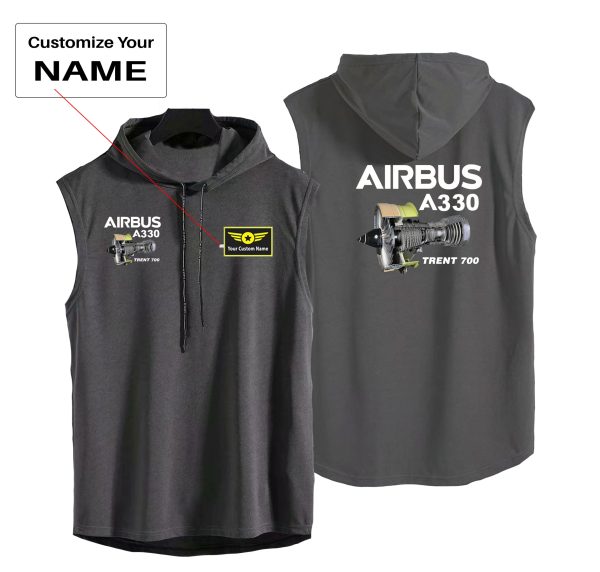 Airbus A330 & Trent 700 Engine Designed Hooded Tank Tops Cheap