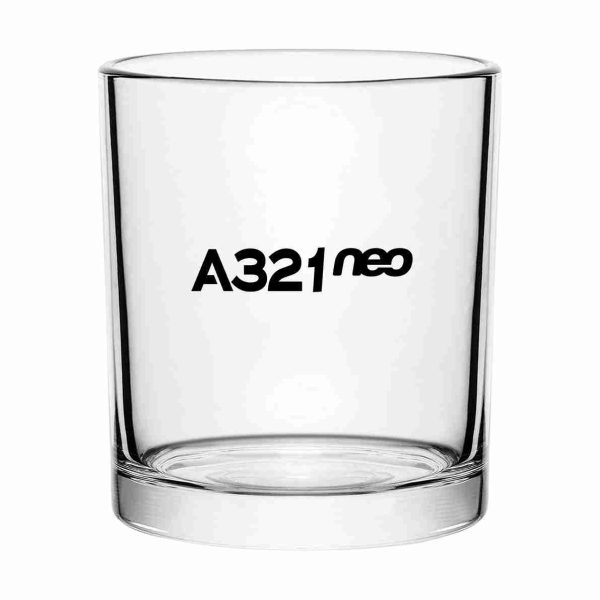 A321neo & Text Designed Special Whiskey Glasses Online Hot Sale