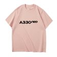 A330neo & Text Designed Relax Fit T-Shirts Discount