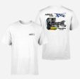 Airbus A380 & GP7000 Engine Designed Double-Side T-Shirts For Sale