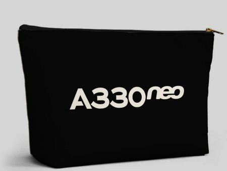 A330neo & Text Designed Zipper Pouch Cheap