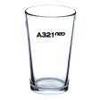 A321neo & Text Designed Beer & Water Glasses Supply