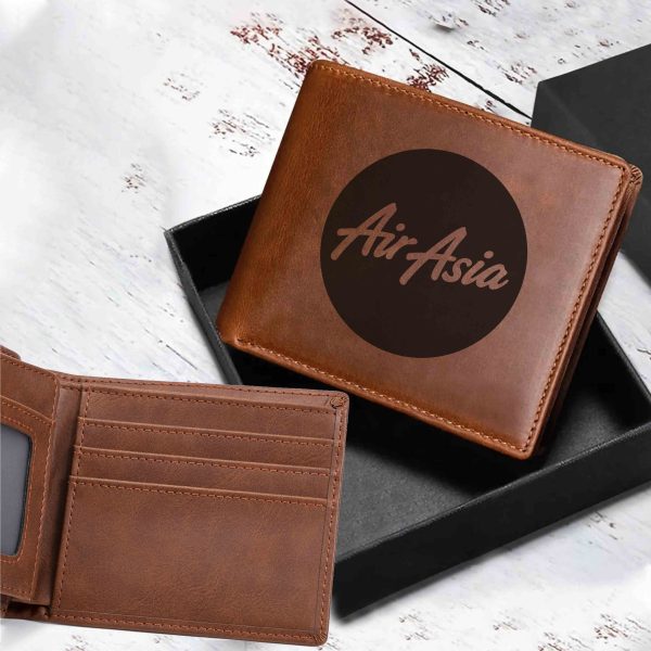 AirAsia Designed Laser Leather Wallets on Sale