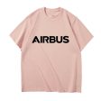 Airbus & Text Designed Relax Fit T-Shirts Sale