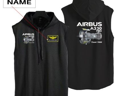 Airbus A330neo & Trent 7000 Designed Hooded Tank Tops For Cheap