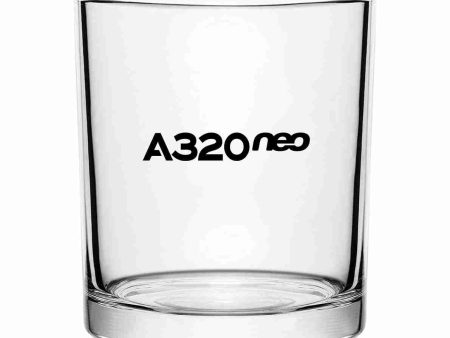 A320neo & Text Designed Special Whiskey Glasses Online now