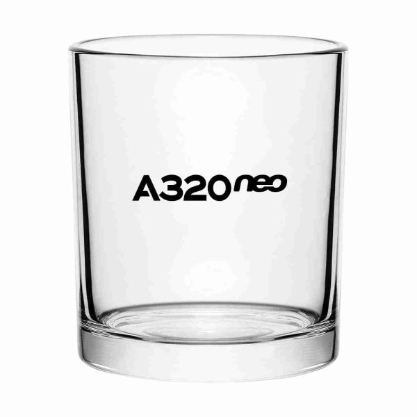 A320neo & Text Designed Special Whiskey Glasses Online now