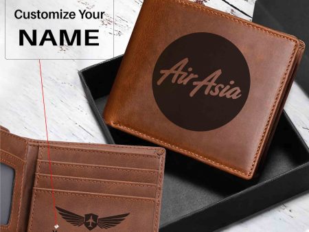 AirAsia Designed Laser Leather Wallets on Sale