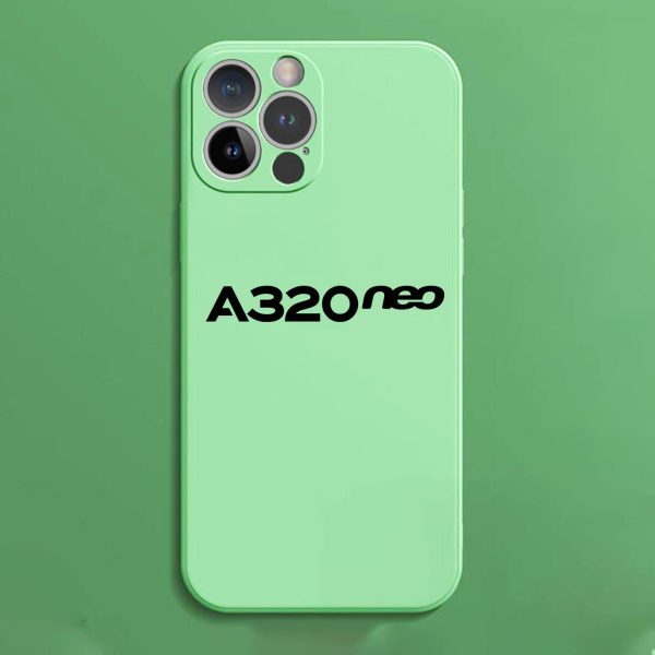 A320neo & Text Designed Soft Silicone iPhone Cases on Sale