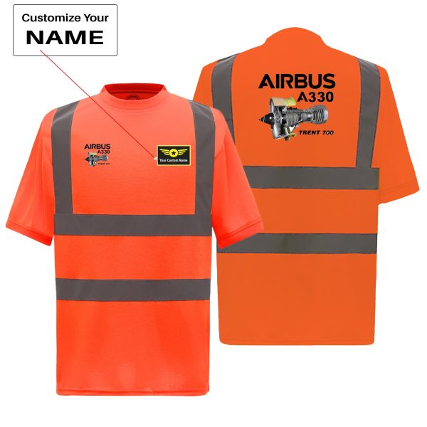 Airbus A330 & Trent 700 Engine Designed Reflective T-Shirts Sale