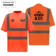 Airbus A321 & Plane Designed Reflective T-Shirts Discount