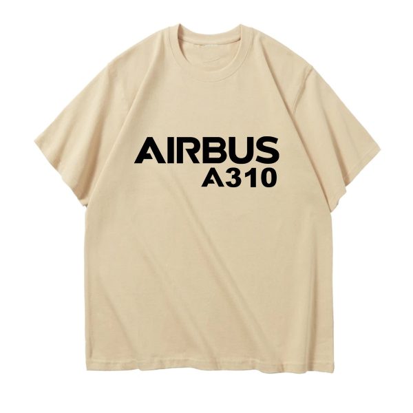 Airbus A310 & Text Designed Relax Fit T-Shirts Sale