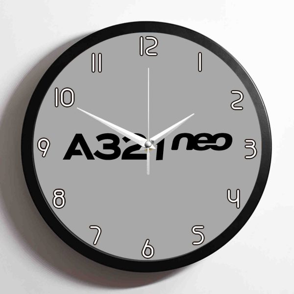 A321neo & Text Designed Wall Clocks For Cheap