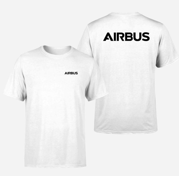 Airbus & Text Double-Side T-Shirts For Discount