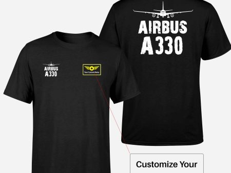 Airbus A330 & Plane Designed Double-Side T-Shirts Supply