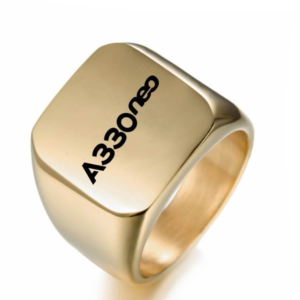 A330neo & Text Designed Designed Men Rings Online