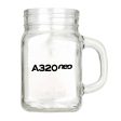 A320neo & Text Designed Cocktail Glasses Sale