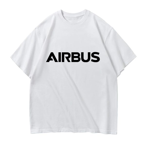 Airbus & Text Designed Relax Fit T-Shirts Sale