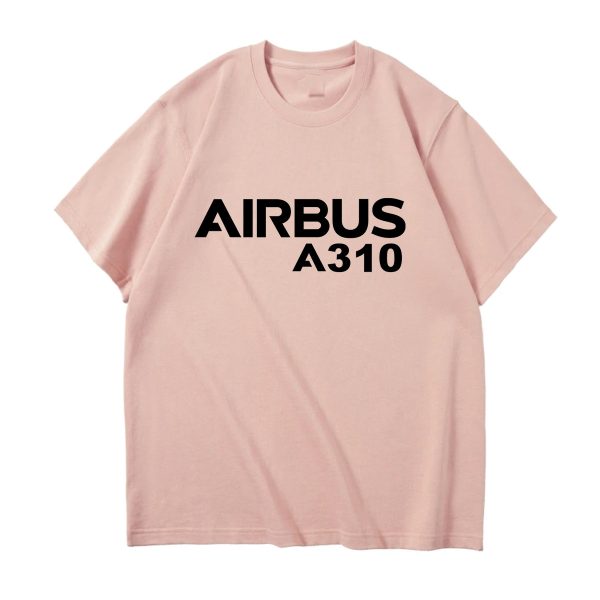 Airbus A310 & Text Designed Relax Fit T-Shirts Sale