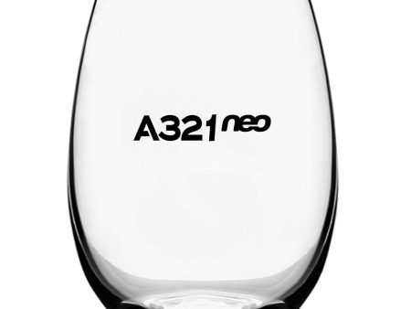 A321neo & Text Designed Water & Drink Glasses on Sale