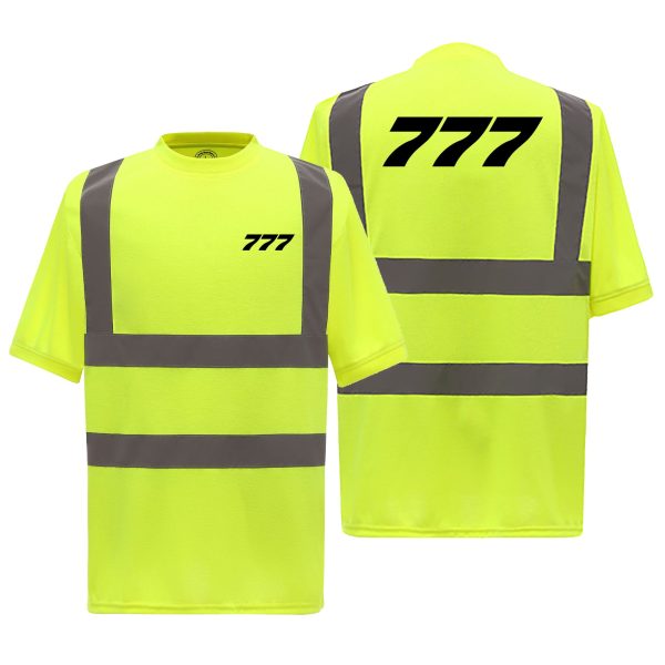 777 Flat Text Designed Reflective T-Shirts Online Sale