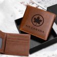 Air Canada Designed Laser Leather Wallets Online now