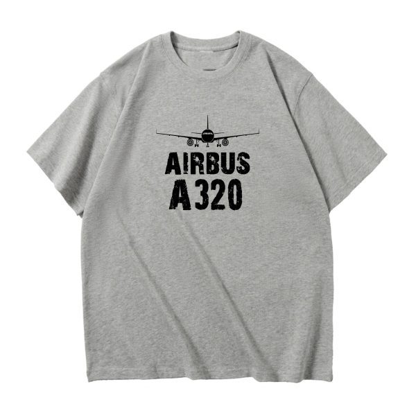 Airbus A320 & Plane Designed Relax Fit T-Shirts Hot on Sale