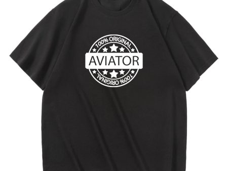 %100 Original Aviator Designed Relax Fit T-Shirts Discount