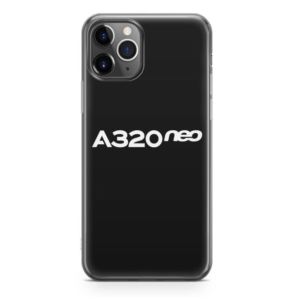 A320neo & Text Designed iPhone Cases For Sale