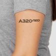 A320neo & Text Designed Tattoes Online