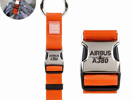 AAmazing Airbus A380 Designed Portable Luggage Strap Jacket Gripper Discount