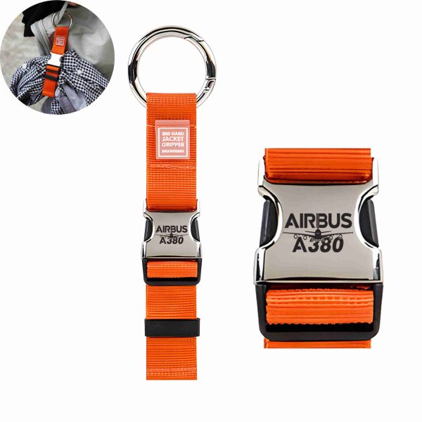 AAmazing Airbus A380 Designed Portable Luggage Strap Jacket Gripper Discount