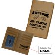 Air Traffic Controller Designed Leather Card Holder Wallets Online now