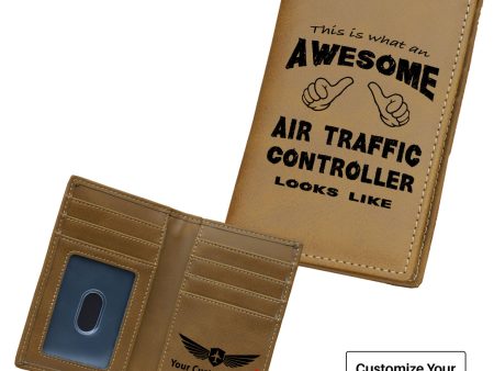 Air Traffic Controller Designed Leather Card Holder Wallets Online now