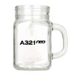 A321neo & Text Designed Cocktail Glasses Online Sale