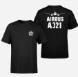 Airbus A321 & Plane Designed Double-Side T-Shirts on Sale