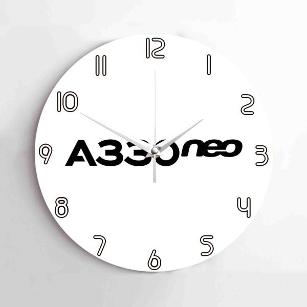 A330neo & Text Designed Wall Clocks Fashion